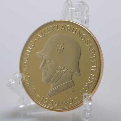 German Gold Coin Cross Eagle Gold Plated Commemorative Coins Souvenir GIFTS Drop Shipping