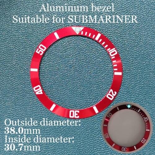 38mm 2021 New Style Advanced Engraved Aluminum Bezel Suitable For 40mm Case Accessories