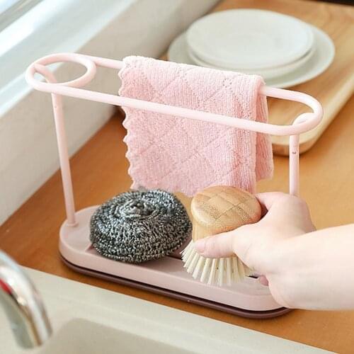 Drain Hanging Rack Sink Shelf Hollow Removable Storage Holder Kitchen Supplies