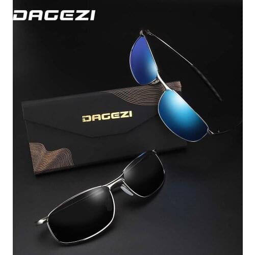 DAGEZI Men Polarized Driver Mirror SunGlasses Sport Sunglasses Male Fishing Glasses Eyewear for Men and Women
