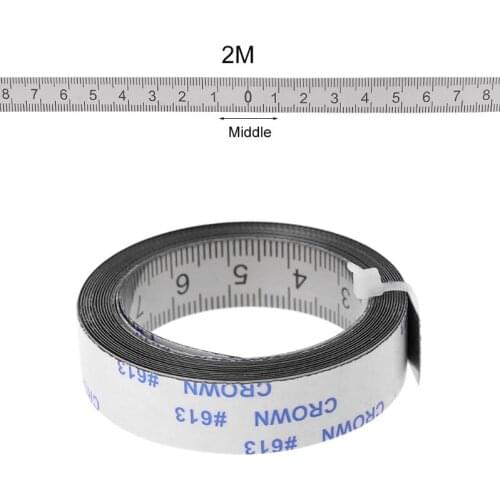 Stainless Steel Miter Track Tape Measure Self Adhesive Metric Scale Ruler 1M-3M For T-track Router Table Saw Woodworking