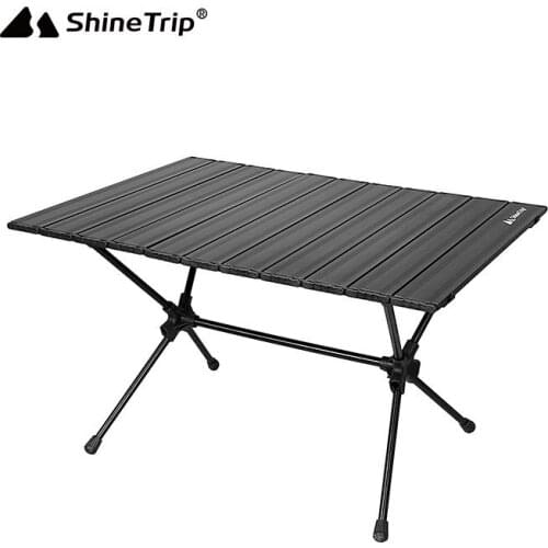 ShineTrip Portable Foldable Table Camping Outdoor Furniture Computer Bed Tables Picnic Aluminium Alloy Ultra Light Folding Desk