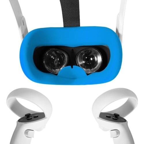 Silicone Light Blocking Eye Mask Cover Pad Headset Breathable Anti-sweat Eye Cover For Virtual Reality Glasses