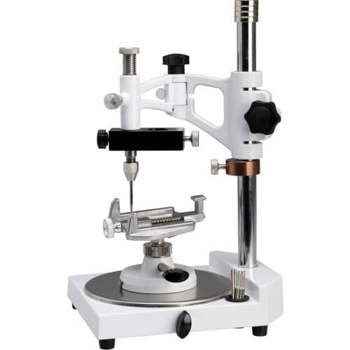 Dental Lab Fully Ajustable Parallel Surveyor Equipment With 6pcs Attached Exchangeable Spindle Tools Handpiece Holder Machine