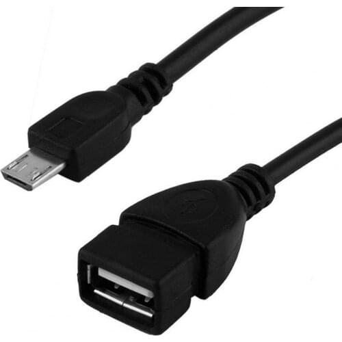 Universal Mobile Phone Cable Micro USB Adapter Black USB C Female to USB Male Adapter