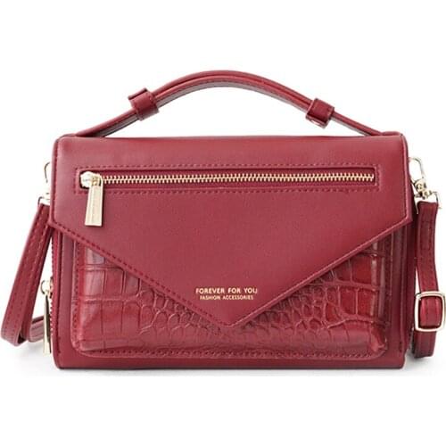 Luxury Leather Handbags Female Shoulder Crossbody Bags for Women Handbags Designer Alligator Large Capacity Messenger Hand Bags