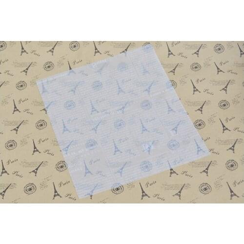 100pcs/lot 22*25cm Baking packaging paper Oil absorbing paper wax paper Bread pad paper free shipping