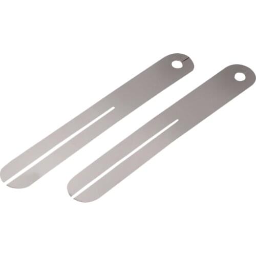 2pcs Fret Puller Fretboard Fingerboard Fret Repair Tool Protector Steel Plate For Electric Guitar And Bass