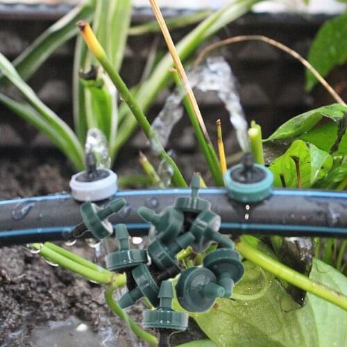 200pcs/pack 4L 8LPH Mini Pressure Compensating Drip Emitter On-line Dripper PC Drip Emitter Drip Irrigation N207