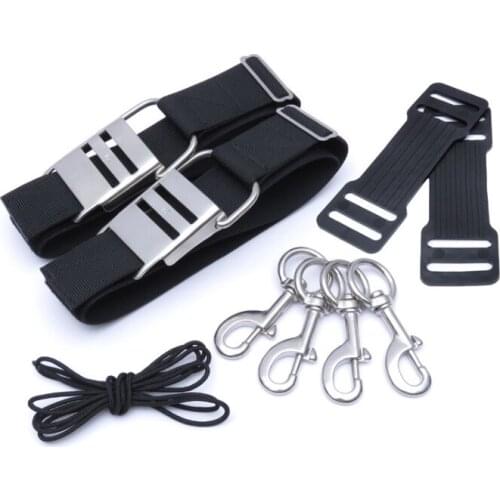 Marine technology diving side-mounted gas cylinder assembly accessories single-head hook tying bottle belt accessories