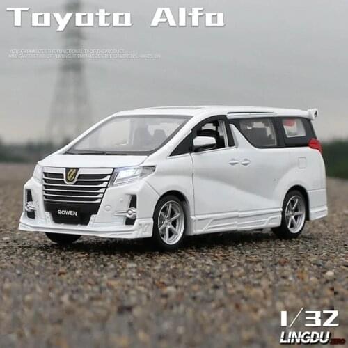 Free Shipping New 1:32 Toyota Alphard Alloy Car Model Diecasts & Toy Vehicles Toy Cars Kid Toys For Children Gifts Boy Toy