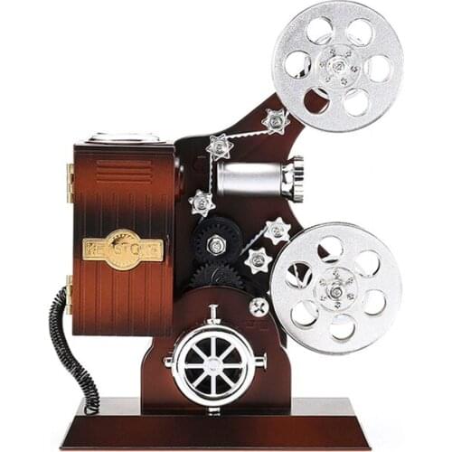 Movement Vintage Plastic Music Box Storage Decorative Boxes Antique Music Accessories Melody Caja Musical Birthday Gift EH50MB