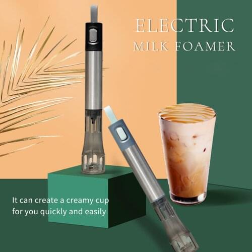 Electric Milk Frother Coffee Frother Foamer Whisk Mixer Stirrer Egg Beater Mini Handheld Milk Coffee Egg Stirring Tool New