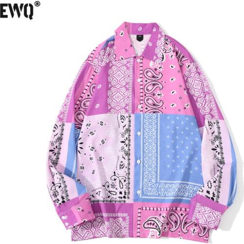 Женские рубашки с принтом EWQ China At AliExpress