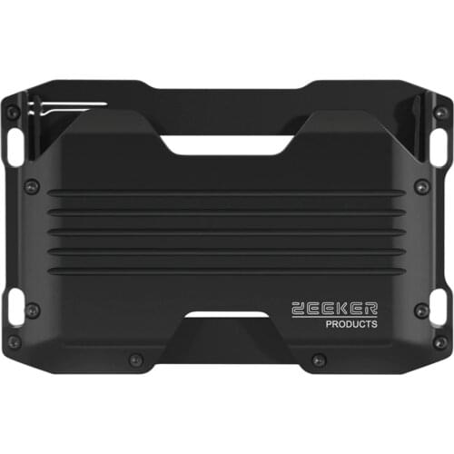 New RFID Blocking Metal Wallet with Key/Coin Pouch for Men Minimalist Credit card holder wallet