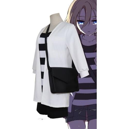 Angels of Death Rachel Gardner Halloween Costume Cosplay Daily Wigs Jacket +T-shirt+ Shorts +Backpack Full Set for Womens Adults