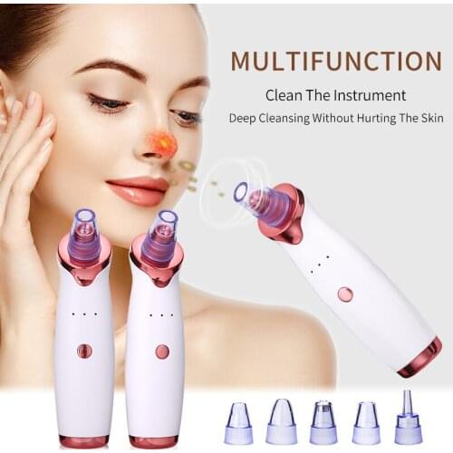 Facial Blackhead Remover Nose Cleaner T Zone Pore Acne Pimple Deep Removal Vacuum Cleaner Tool Skin Care Machine