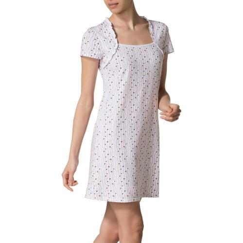 Cotton Nightgown Women Silk Night Sleep Dress Bowknot Strap Sexy Lingerie Sleeveless Pajamas Nightwear Home Wear Combing