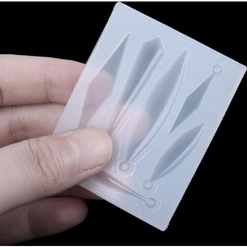 DIY Transparent Silicone Mould Pendant Earring Mold Epoxy Resin Molds Dried Flower Resin Decorative Craft For Jewelry Hot