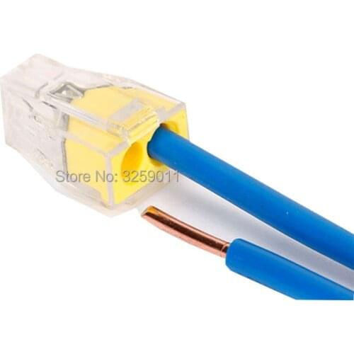 1PCS 18-12 AWG 773-102 PCT-102 SUYEP Push in wire connector For Junction box 2 pin conductor terminal block 400V