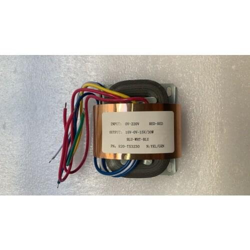 R20 15V-0-15V 1A Transformer R Core custom transformer 220V 30VA dual 15V copper shield Traffic light special transformer