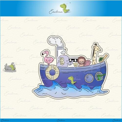 Voyage ship metal cutting dies 2021 new diy molds Scrapbooking Paper Making die cuts crafts