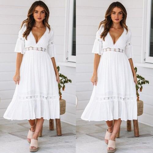 XINGOLD White Summer Dresses