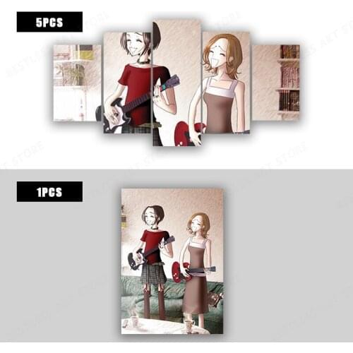 Japanese Romance Love Anime NANA Quality Canvas Painting Posters Cute Girl Bedroom Living Sofa Wall Art Home Decor Picture