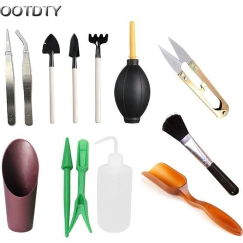 13Pcs Mini Garden Hand Tools Transplanting Outdoor Bonsai Tools Planting Flower