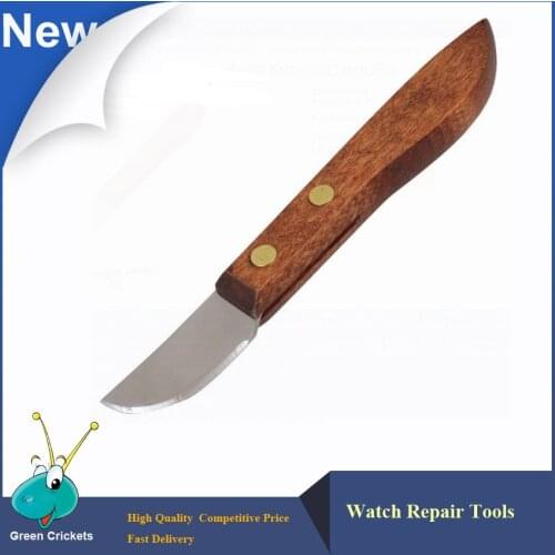 2pcs/lot Wood Handle Snap-on Watch Case Back Opener Knife,Excellent Watch Repair tool Watch Opener Knife for open watch cases