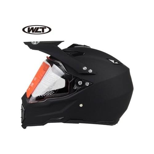 2021 Men Motorcycle Full Face Helmet Motocross Helmets Sun Glasses ATV MTB Off Road Moto Helmets Anti-UV Visor WLT