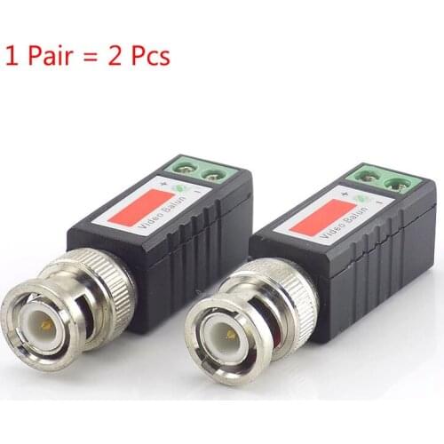 5 Pairs/Lot HD Twisted CCTV Video Balun Passive Transceivers 2000ft Distance UTP Balun CAT5 Cable For Analog Security Camera