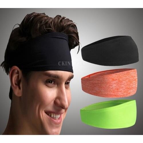 500Pcs/Lot High Quality Cotton Sports Sweat Headbands For Men & Women Tennis Badminton Yoga Hair Bands Sweatband Wholesale