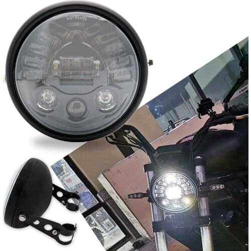 7 inch Led Headlight Hi/Low Beam Turn Signal with hosuing bucket for Motorcycle Lamp