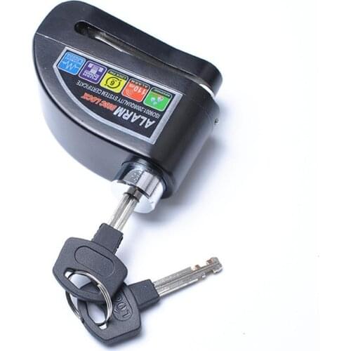 Anti-theft Motorcycle Disc Brake Lock Motorbike Scooter Bicycle Wheel Disc Brake Lock Security Alarm Protection