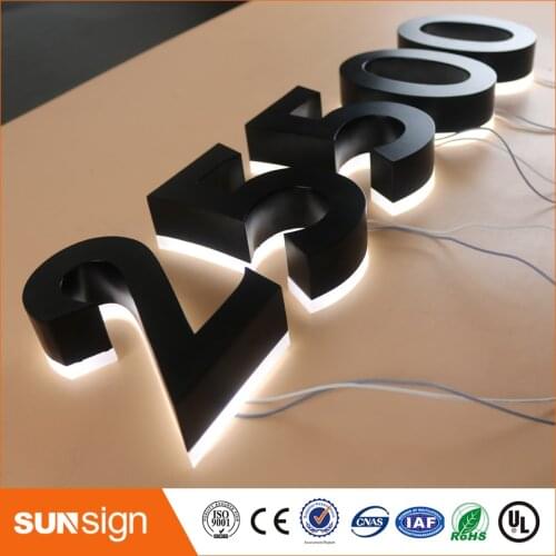 H 25cm 0 letters signs