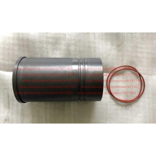 4L100BT / KM496BT Cylinder liner + water sealing ring, Laidong KAMA LD engine parts, Laidong 4L100BT / KM496BT engine