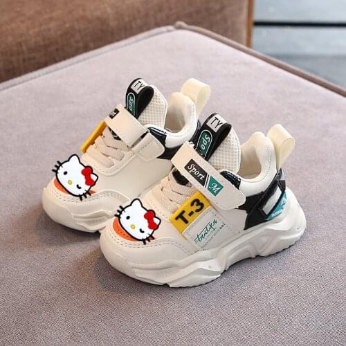 Sanrio hello kitty children sports shoes girl boy 2021 spring new boys old shoes children casual shoes baby toddler shoes