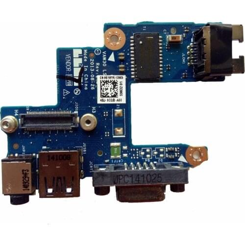 For Dell E5440 USB Audio LAN VGA Port Board LS-9832P CN-0G1WYK 0G1WYK G1WYK 100% Tested Fast Ship