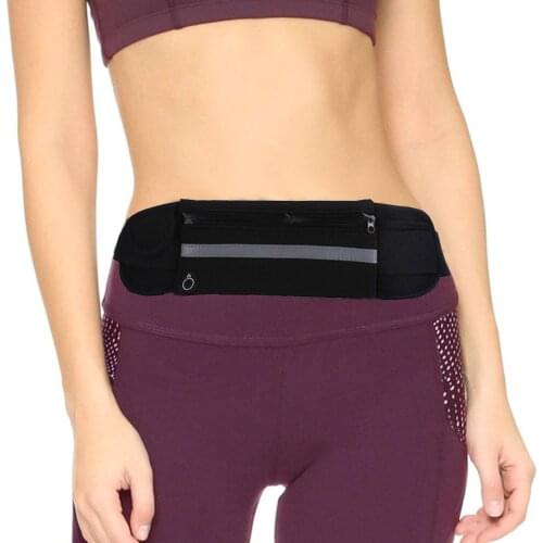 For DOOGEE S86 Case Bag Zipper Pouch Outdoor Sport Gym Waist Phone Holder for Huawei Honor View40 / View40 Pro / V40 5G 6.72"