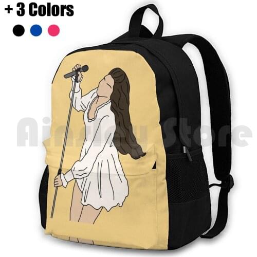 Lana In Concert Illustration Outdoor Hiking Backpack Riding Climbing Sports Bag Lana Lana Del Rey Del Rey Lana Del Ray
