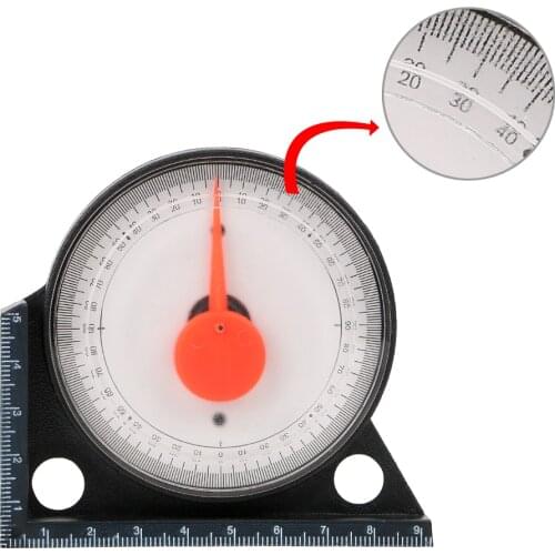 DIYWORK Clinometer Gauge Tilt Level Slope Measuring Instrument Protractor Measurement Tool Mini Angle Measurement