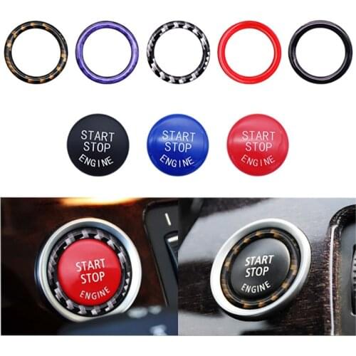 Start button Stop Button Switch One Button Start Button Start Up Decorative Circle For BMW X5 X6 Z4 1 3 5 Series For E83 E84 E70