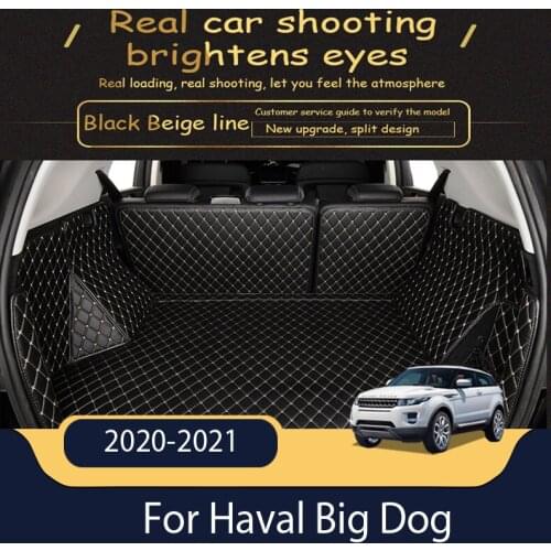 The Trunk Cargo Leather Liner Car Boot Liner Cargo Compartment Floor Carpet Mud For Haval Big Dog 2020-2021