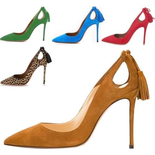 Summer Sexy 12cm High Heels Women Pumps Pointed Toe Elegant Suede Shallow Shoes Women Fashion Party zapatos de mujer 2020