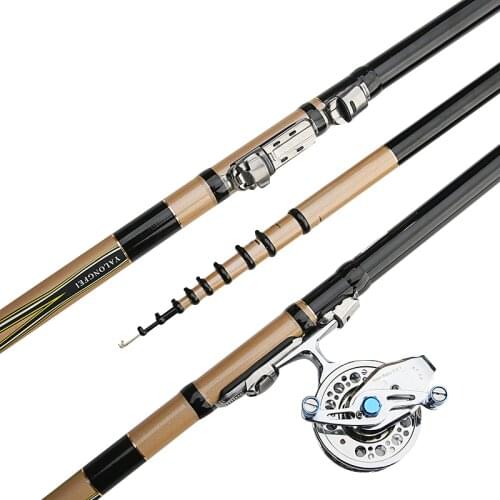 Front-end Fsihing Rod Hand Canne Lightweight Hard Position Fishing Olta Reel Sets Poles Fishing Tackle Pesca 4.5m 5.4m 6.3m 7.2m