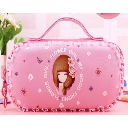 Cute Pencil Case Kawaii Kids Girl Pencil Multifunctional Bag Pen Bag Pouch Student School Supplies Stationery Gifts for Student