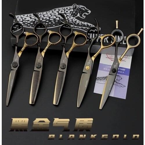 6 Inch Professional Hair Scissors Set Cutting Barber Salon Haircut Thinning Shear Hairdressing Hair Tools Hair Cutting Scissors