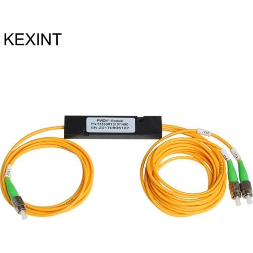 Factory Directly FWDM Coupler 1*2 Single Mode Coupler with connector FC / APC 5pieces