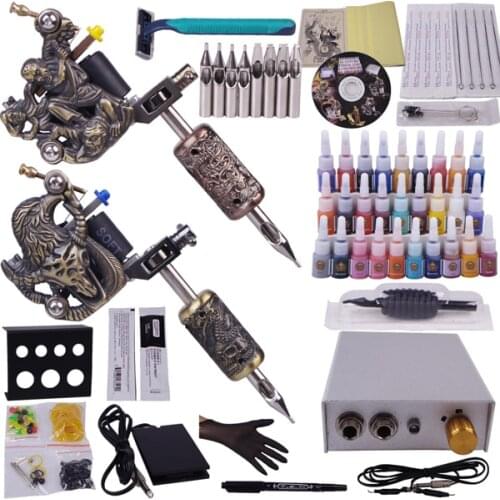 Tatoo equipment professional complete tattoo kit cosmetic superior cosmetic tattoo supplies